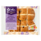 Sainsbury's Fruity Hot Cross Buns, Taste the Difference x4 280g