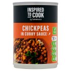 Sainsbury's Chickpeas in Curry Sauce, Inspired to Cook 400g