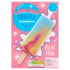 Sainsbury's Bubblegum Lollies 6x55ml