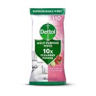 Dettol Antibacterial Cleaning Wipes Pomegranate & Lime 105s