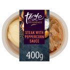 Sainsbury's Taste the Difference Steak with Peppercorn Sauce (Serves 1) 400g