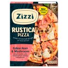 Zizzi Rustica Pizza Ham & Mushroom 415g