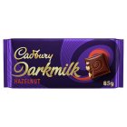 Cadbury Darkmilk Hazelnut Chocolate Bar 85g