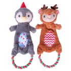 Pet London Christmas Crinkle Tug Dog Toy