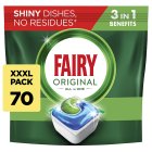 Fairy Original All In One Regular Dishwasher Tablets x70
