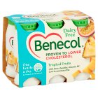 Benecol Yogurt Drink Tropical Fruit & Soya (Dairy Free) 6x65.5g