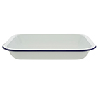 Falcon 28cm Rectangular Enamel Roaster - Blue