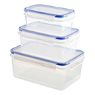 Sainsbury's Home 3pc Klip Lock Storage Set
