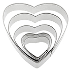 Sainsbury's Home 5 Piece Heart Cookie Cutter