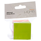 Sainsbury's Home Sticky Notes Assorted Colours Small 400 Sheets