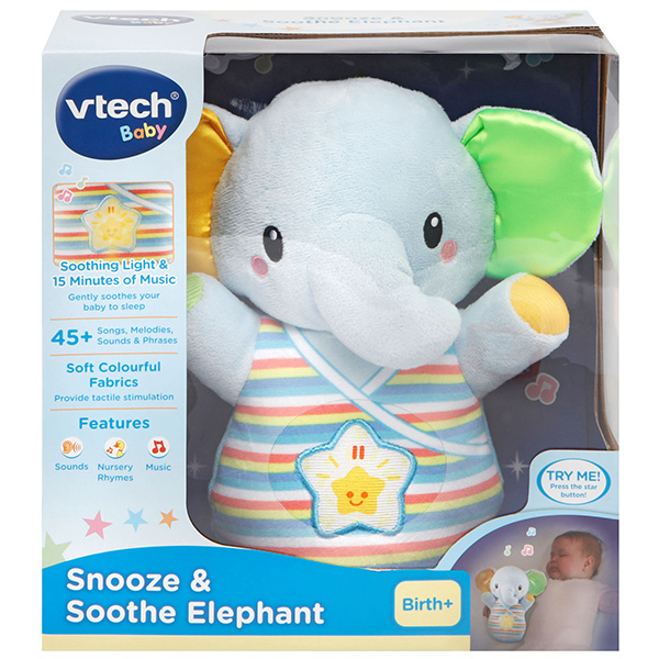 vtech pull and play elephant sainsburys