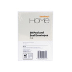 Pukka Pads Sainsbury's Home Envelopes Peel & Seal C6 50pk