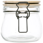 Sainsbury's Home Glass Jar with Bamboo Lid 500ml