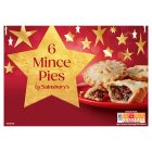 Sainsbury's Deep Filled Mince Pies x6 355g