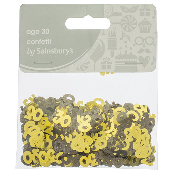 Age 30 Birthday Confetti