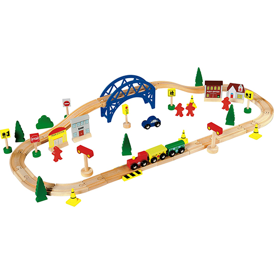 sainsburys wooden train set